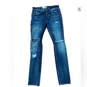 Hudson Sartor Relaxed Skinny Jeans Men's 29-Distressed-Denim Jeans